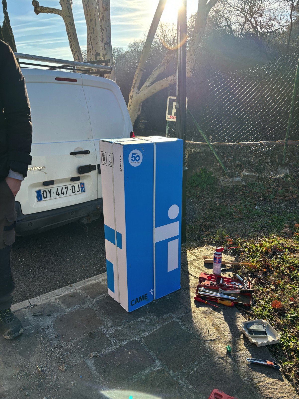 Pack 001G5000 fût barrière levante CAME à Vitrolles 13127 pour un site industriel