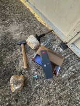 Poseur came de motorisation à vérins Krono avec serrure électrique pour vents forts et mistral à Aubagne