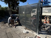 Remplacement complet de portail coulissant accidenté à Marseille 13015